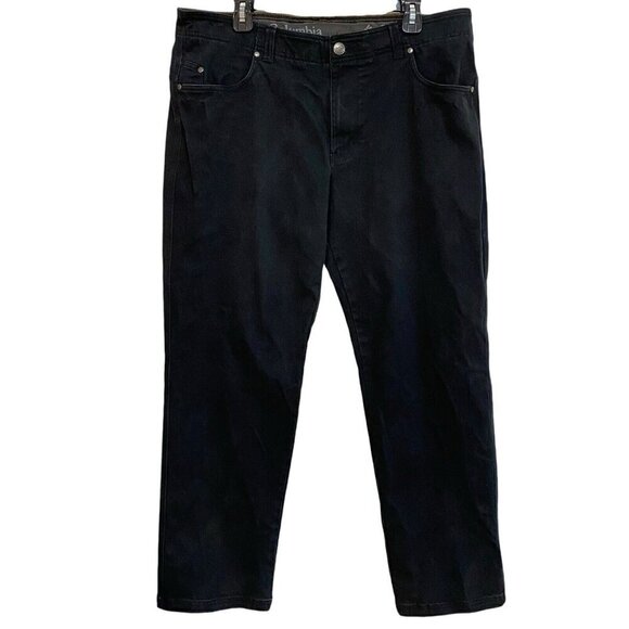 Columbia Men's Size 38/30 Black Casual Chino Work Pants - Picture 1 of 9